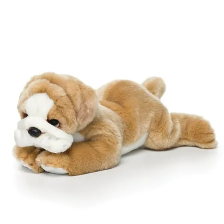 Nat and Jules Laying Large Bulldog Children s Plush Stuffed Animal Toy