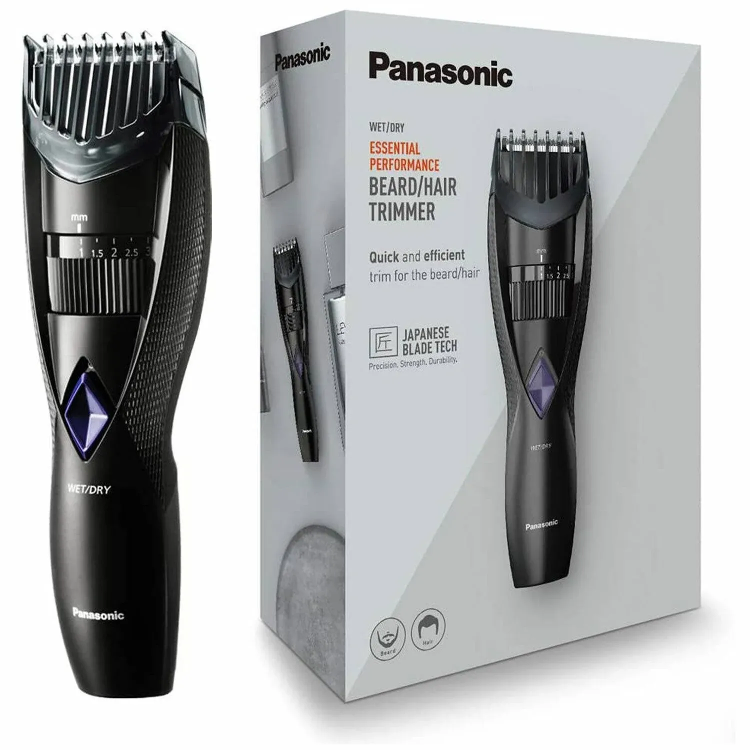 Panasonic ER-GB37 Rechargeable Trimmer Wet Dry Shaver Razor ***NO CHARGER***