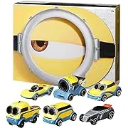 Hot Wheels Minions Bundle 6-Pack of Vehicles 1:64 Scale Themed to Minions: The Rise of Gru Movie, Character Cars, Gift for Ages 3 Years & Older [Amazon Exclusive] 