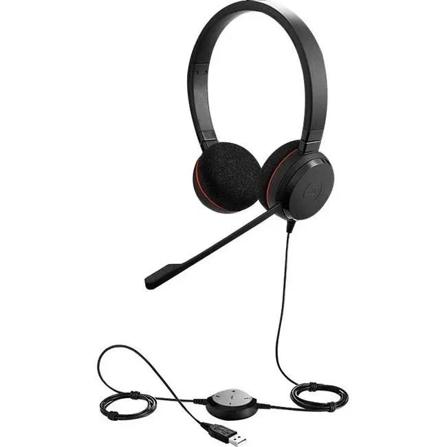 NEW Jabra Evolve 20 Stereo UC USB-C HSC016 Headset (4999-829-289)