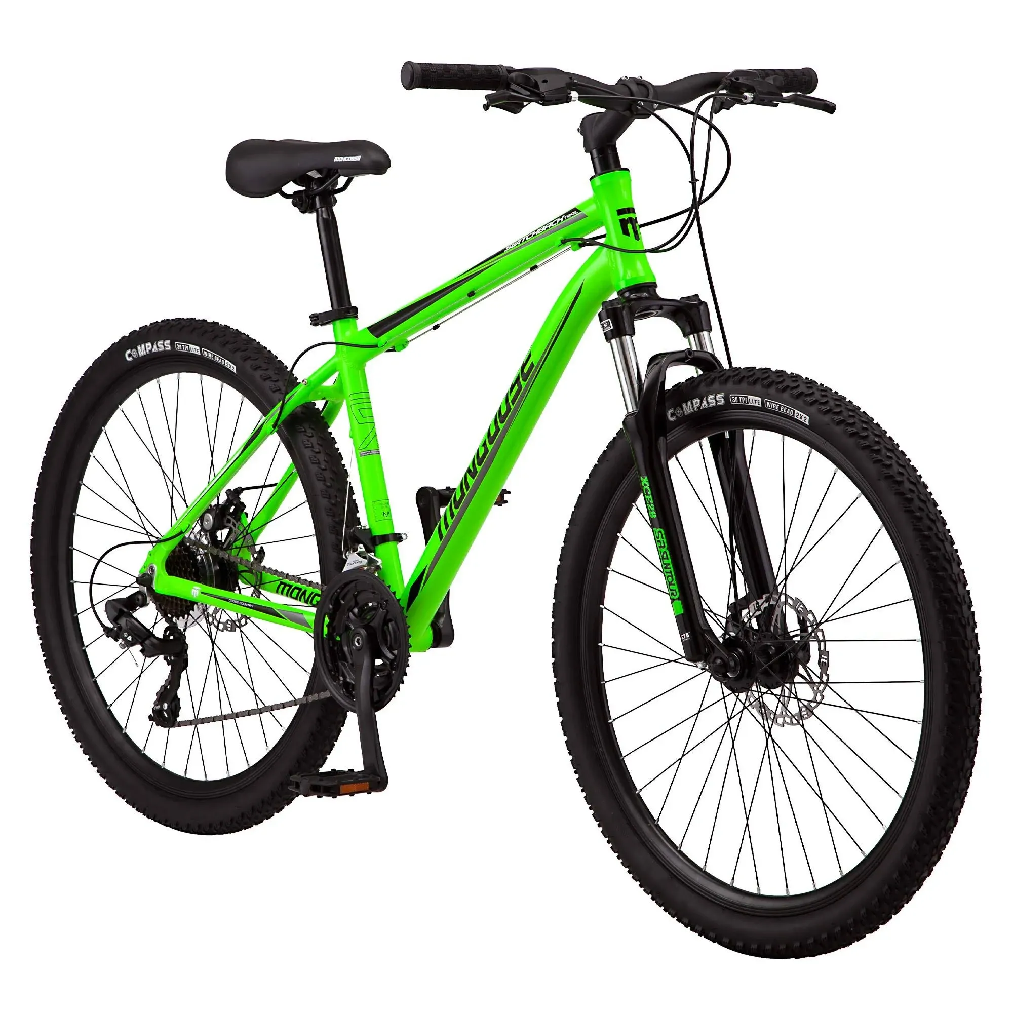 Mongoose Switchback Trail Adult Mountain Bike 21 Speeds