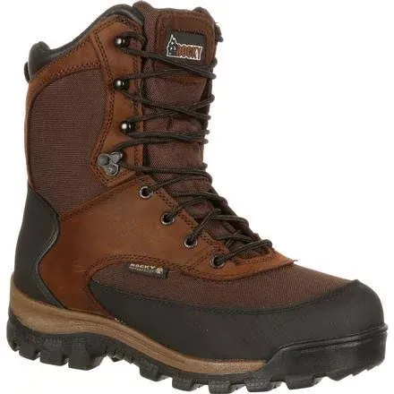 Rocky Men's Core Insulated Waterproof Hunting Boots, Brown, 10