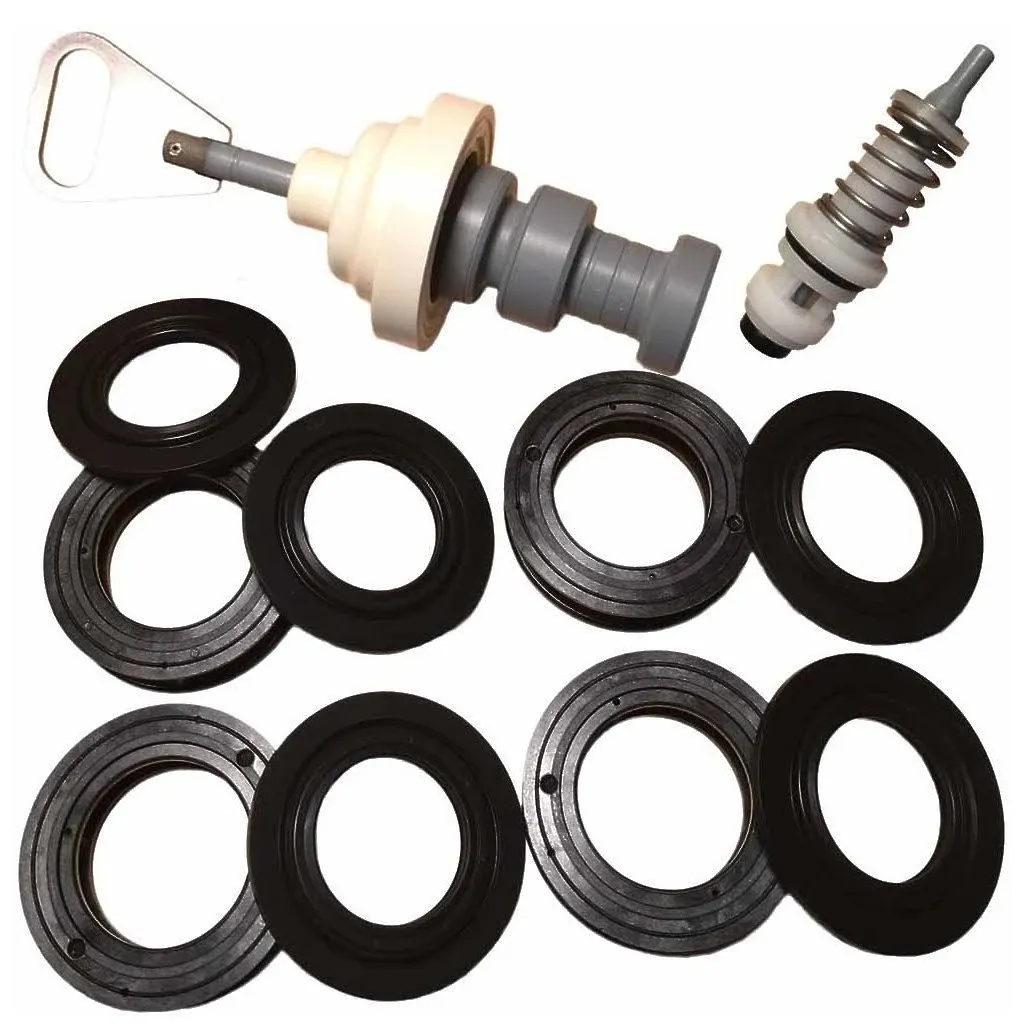 Fleck 5600 softener valve rebuild kit includes piston 60102-00 seals spacers 60125 brine valve 60032 by Fleck