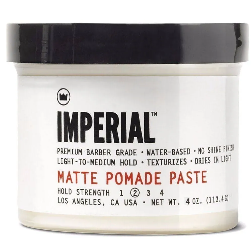 Imperial Barber Products Matte Pomade Paste - 4 oz jar