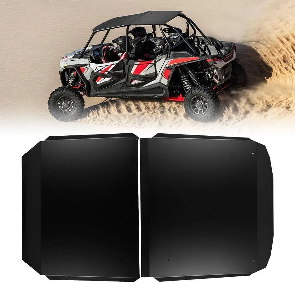 KEMIMOTO Aluminum Roof Top Compatible with Polaris RZR XP 4 1000, 4 Turbo, and 4 900 Models Up to 2023, Heavy-Duty Black Aluminum Roof for 4-Seater