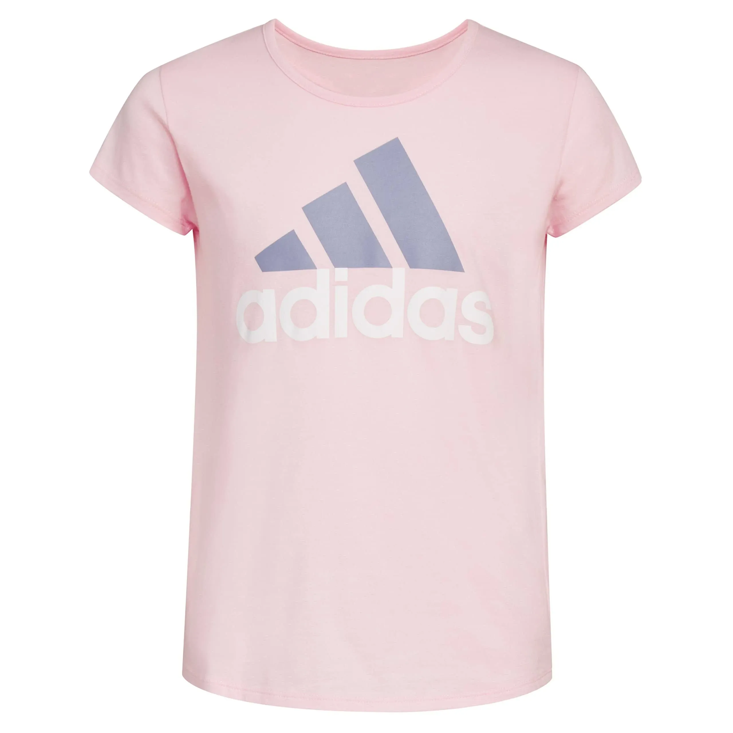 adidas Girls' Short Sleeve Cotton Bos Essential Tee