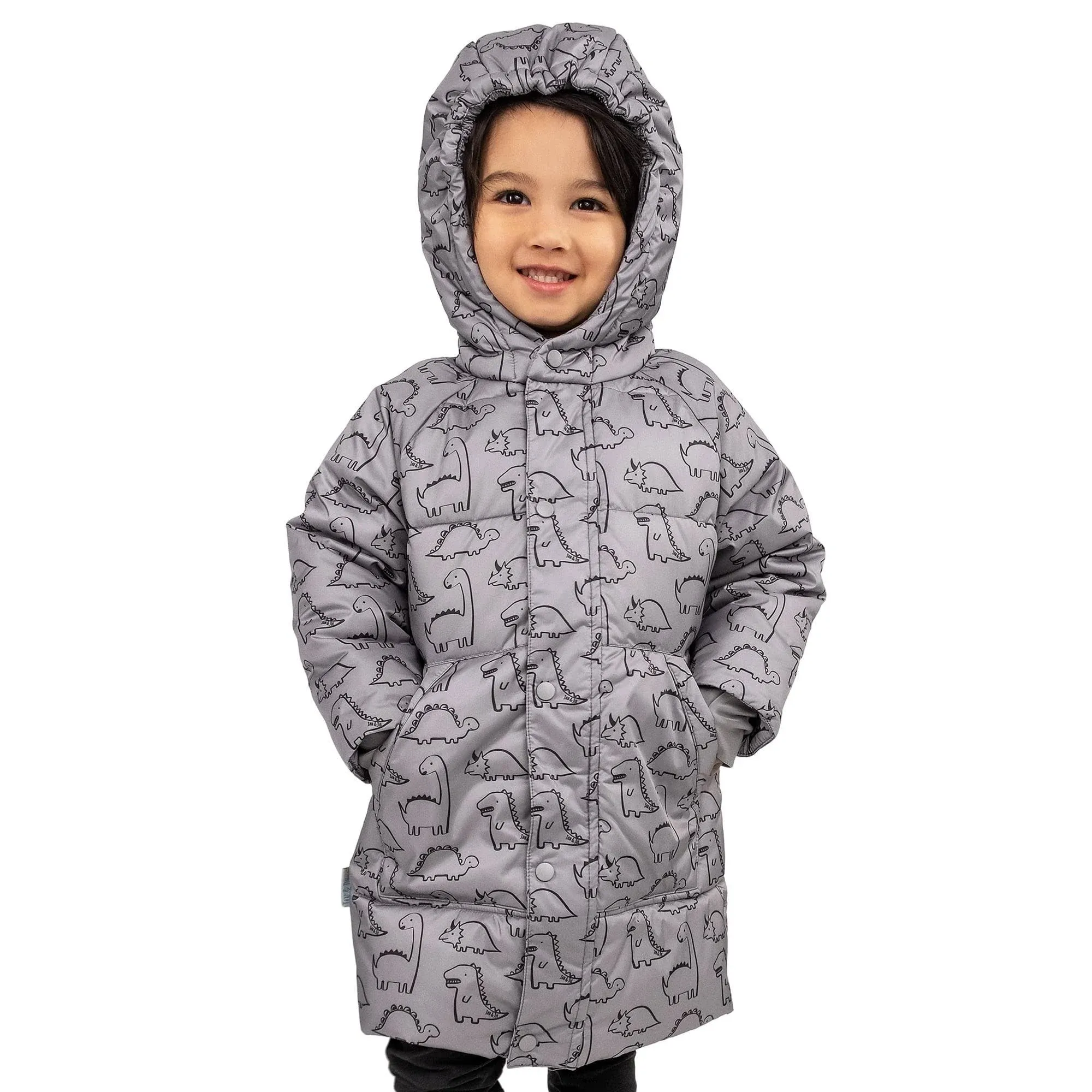 JAN & JUL Insulated Winter Coat, Sherpa Lined Cozy Jacket for Kids