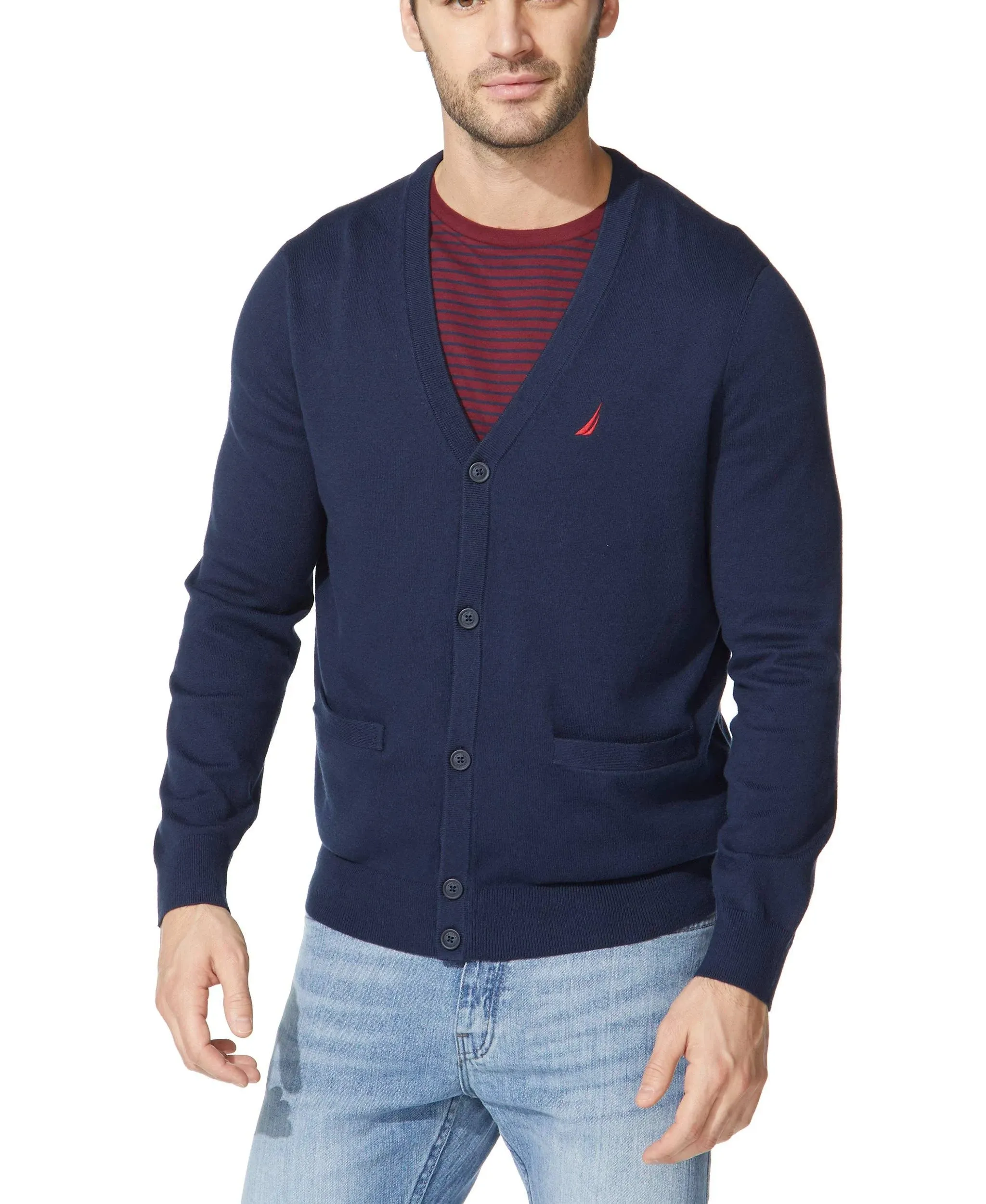 Nautica Men's Navtech Knit Cardigan