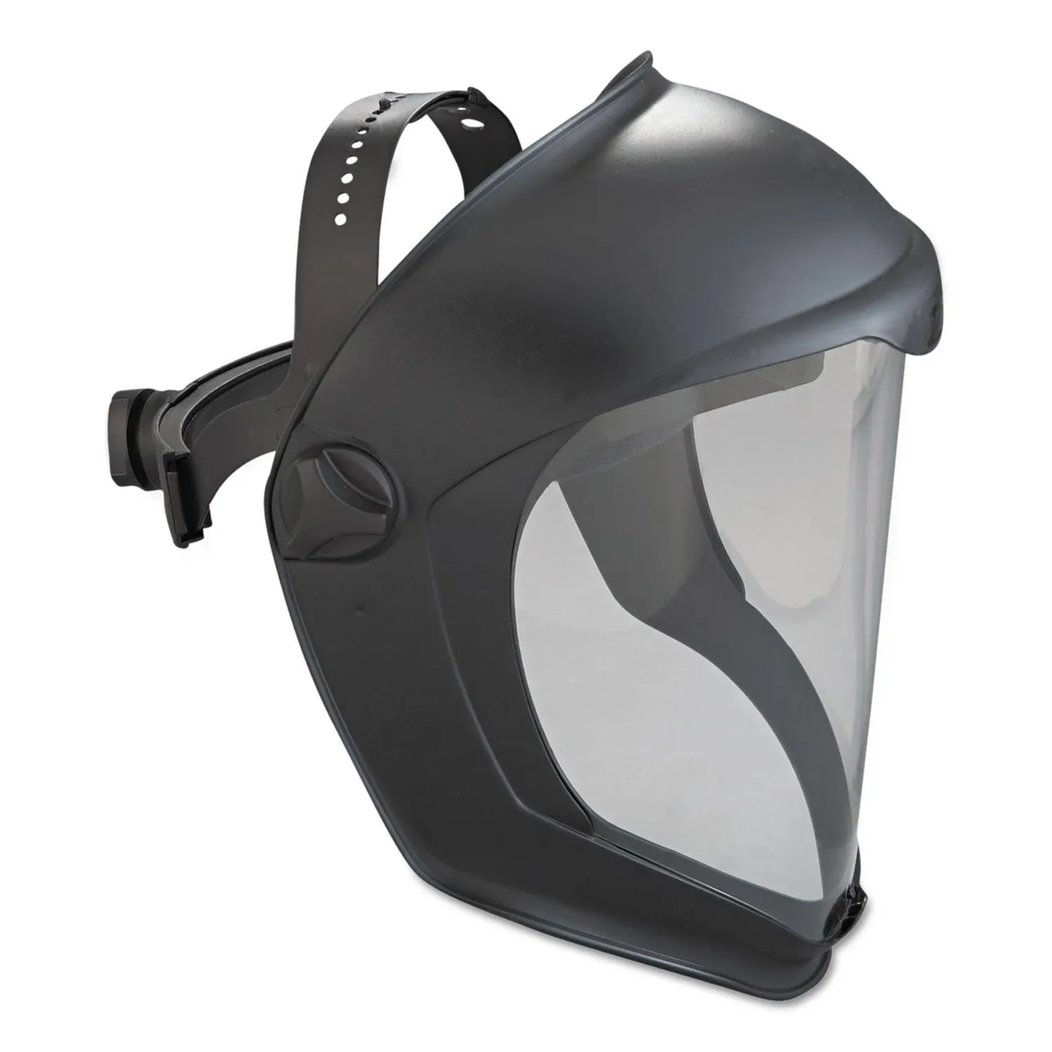 Uvex Bionic Face Shield with Black Frame and Clear Anti-Fog Shield