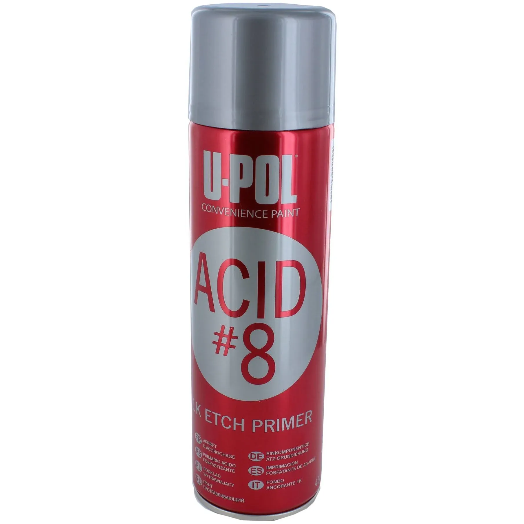 U-POL 0741V Acid#8 Etch Primer Gray Aerosol, 13 Fl Oz.U-POL 0741V Acid#8 Etch Primer Gray Aerosol, 13 Fl Oz.