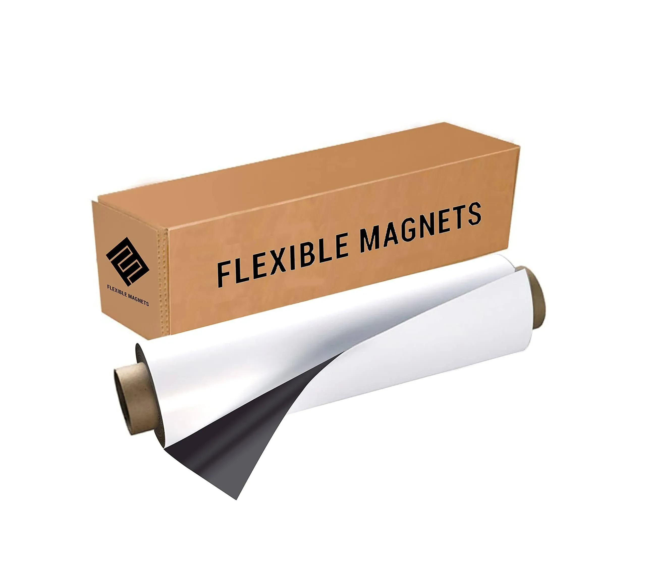 Flexible Vinyl Magnet Sheeting Roll-Super Strong Many Sizes &Thickness- Commercial Inkjet Printable(2 ft x 2 ft x 30 mil)