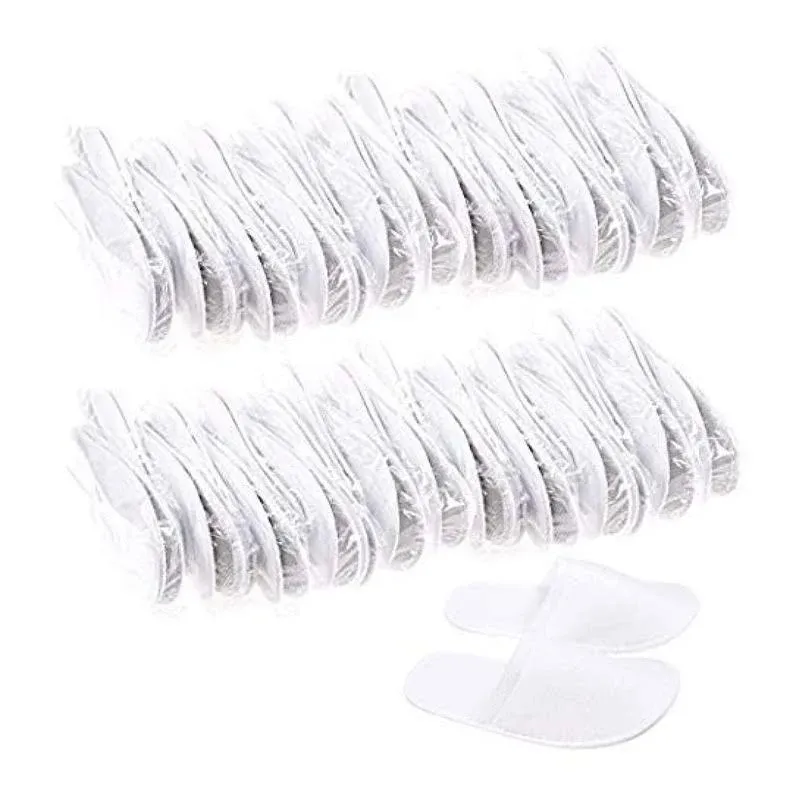 Rocutus 12 Pair Disposable Slippers Disposable Slippers Bulk Guest Slippers Fit ...