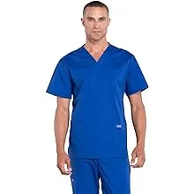 Cherokee Workwear Professionals Mens VNeck Scrub Top | Mens Scrub Tops