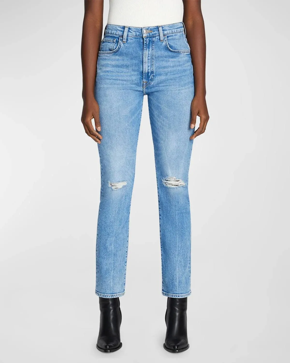 7 For All Mankind Women's Easy Slim Pants