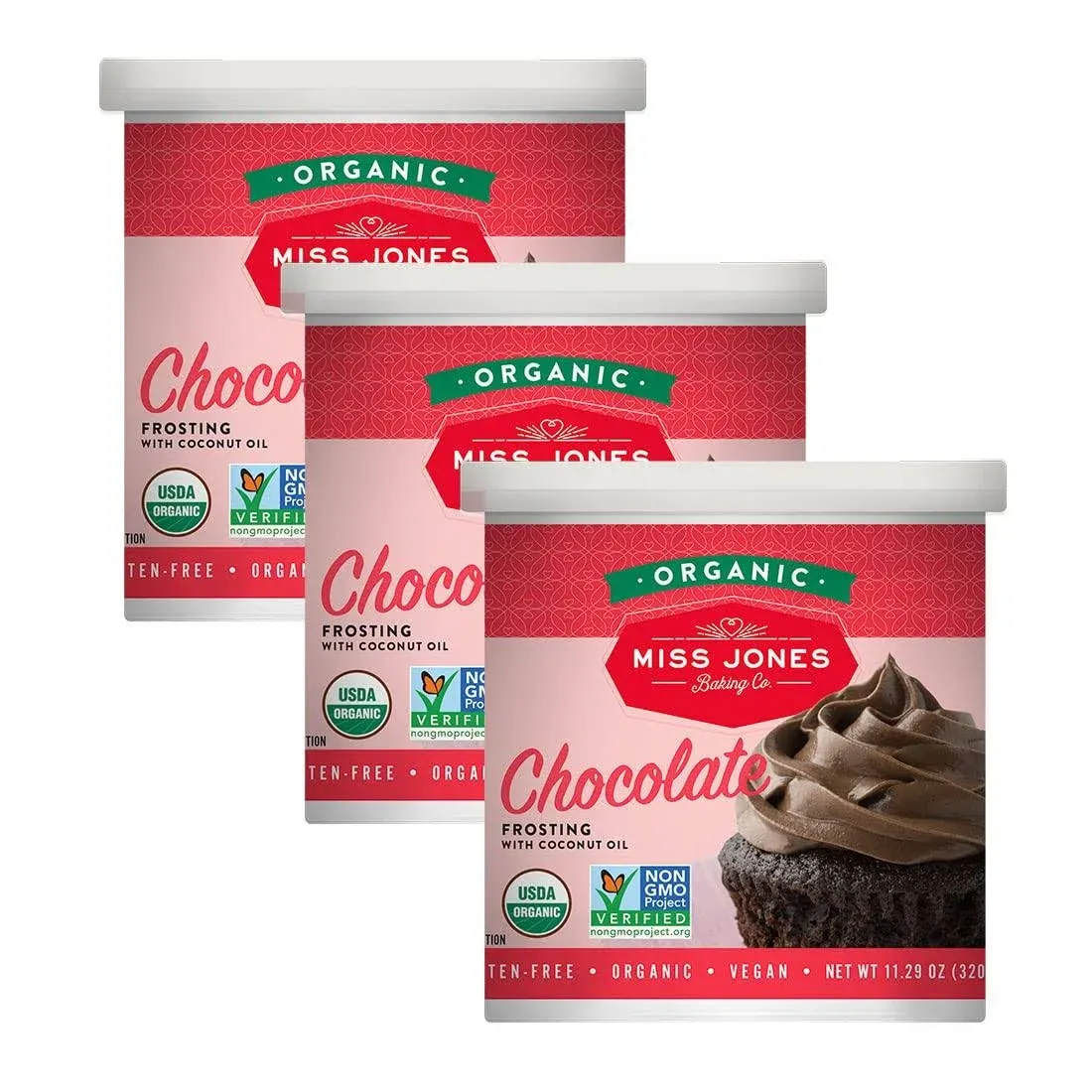 Miss Jones Flavored Frosting, Organic, Cream Cheese - 11.29 oz