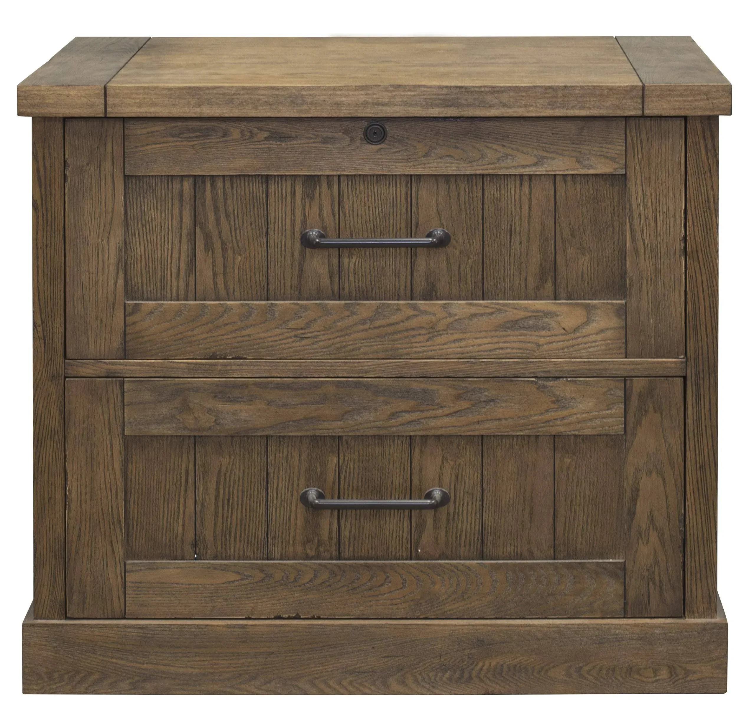 Avondale Rustic Lateral File With Locking Legal Letter - Transitional - Filing Cabinets - by Martin Furniture | Houzz