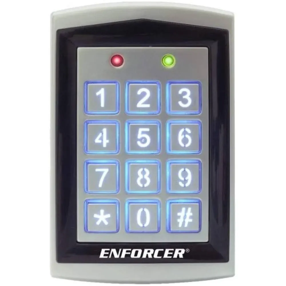 SK-1323-SPQ Seco-Larm Sealed Housing Weatherproof Digital Access Keypad w/ Built ...