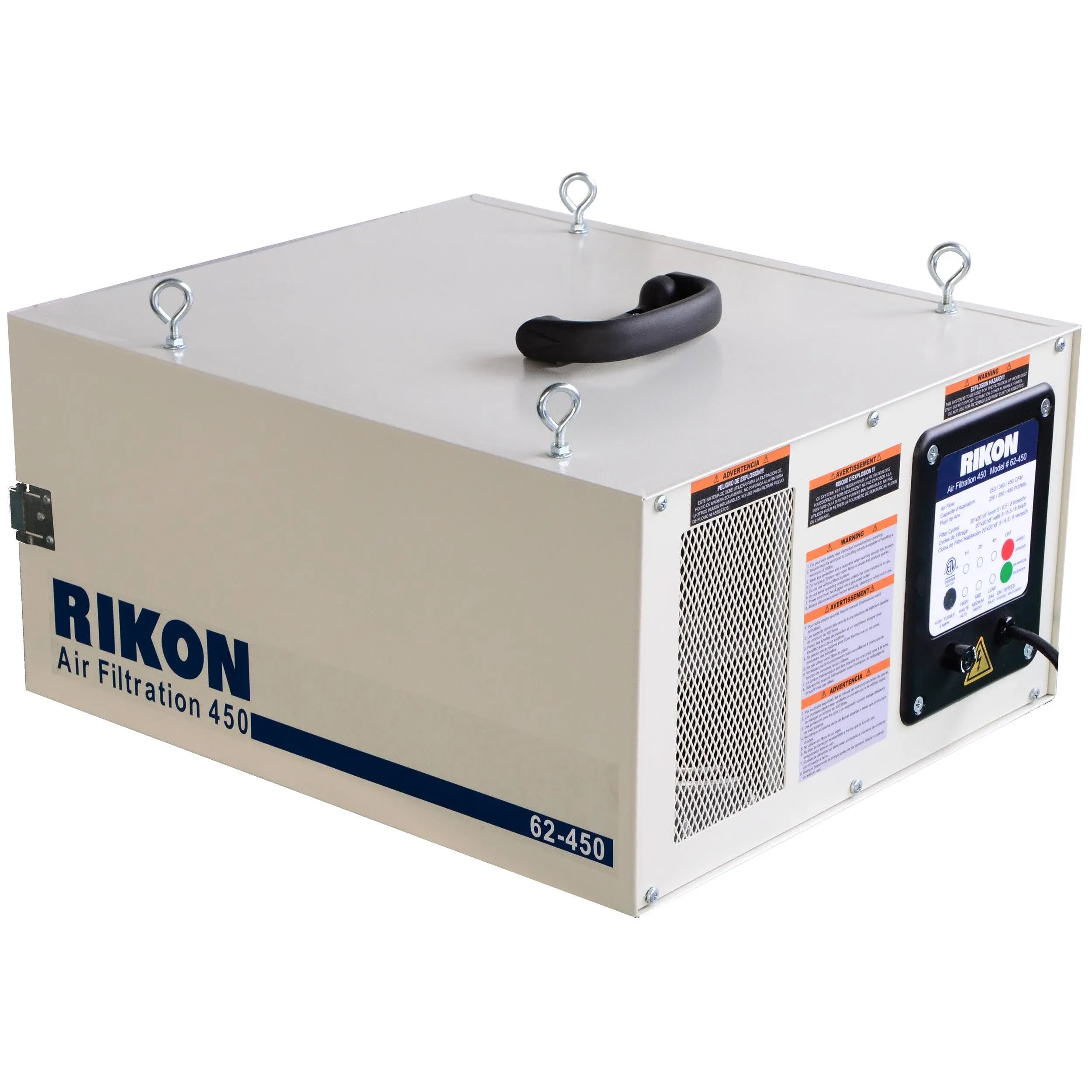 Rikon 62-450 Air Filtration System - 450 CFM