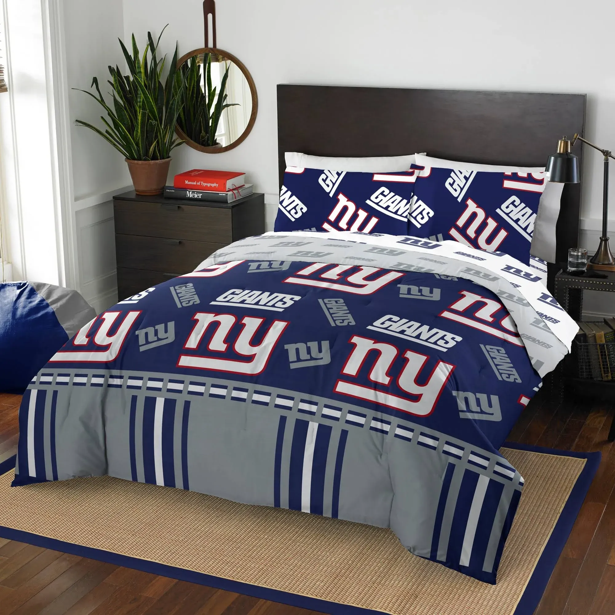 New York Giants NFL Northwest Unisex-Adult Bed in a Bag Set