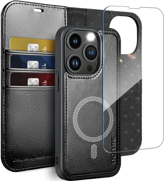 OCASE Compatible with iPhone 14 Pro Wallet Case with Card Holders, Magnetic ...