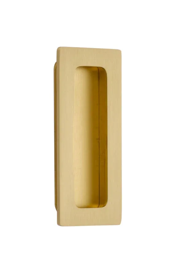 Emtek 220304US4 Satin Brass 1-3/4" x 4" Modern Rectangular Pull