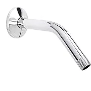 VETTA 8 Inch Shower Arm and Flange, Stainless Steel Construction, Shower Head Extension Extender Pipe Arm, Chrome Finish