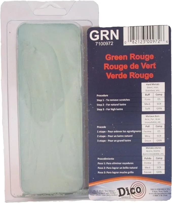 Dico Green Rouge (Grn-J) Buffing Compound, Jumbo Size - 7100051