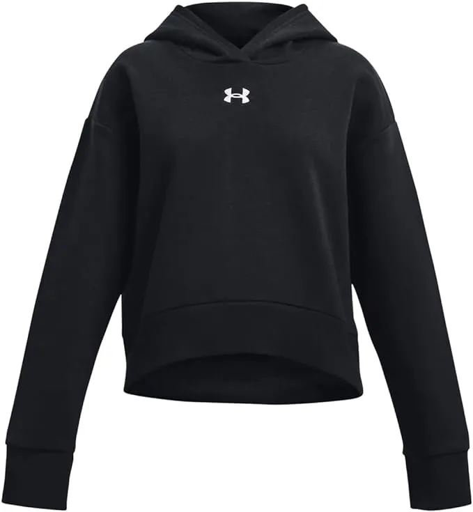 Under Armour Girls' Rival Fleece Crop Hoodie