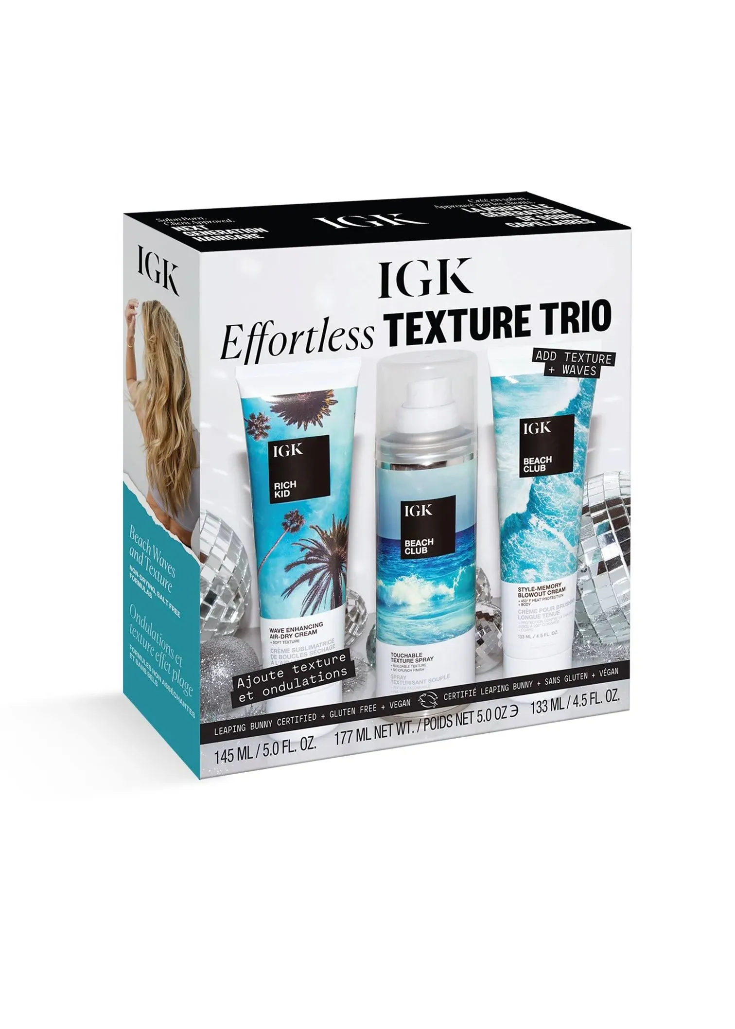 IGK Effortless Texture 3pk