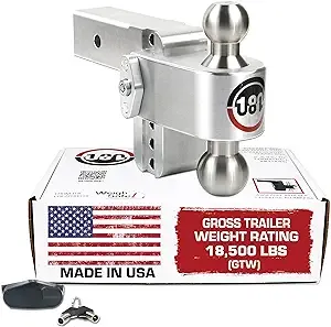 Weigh Safe TB4-2.5 Adjustable Hitch Ball Mount