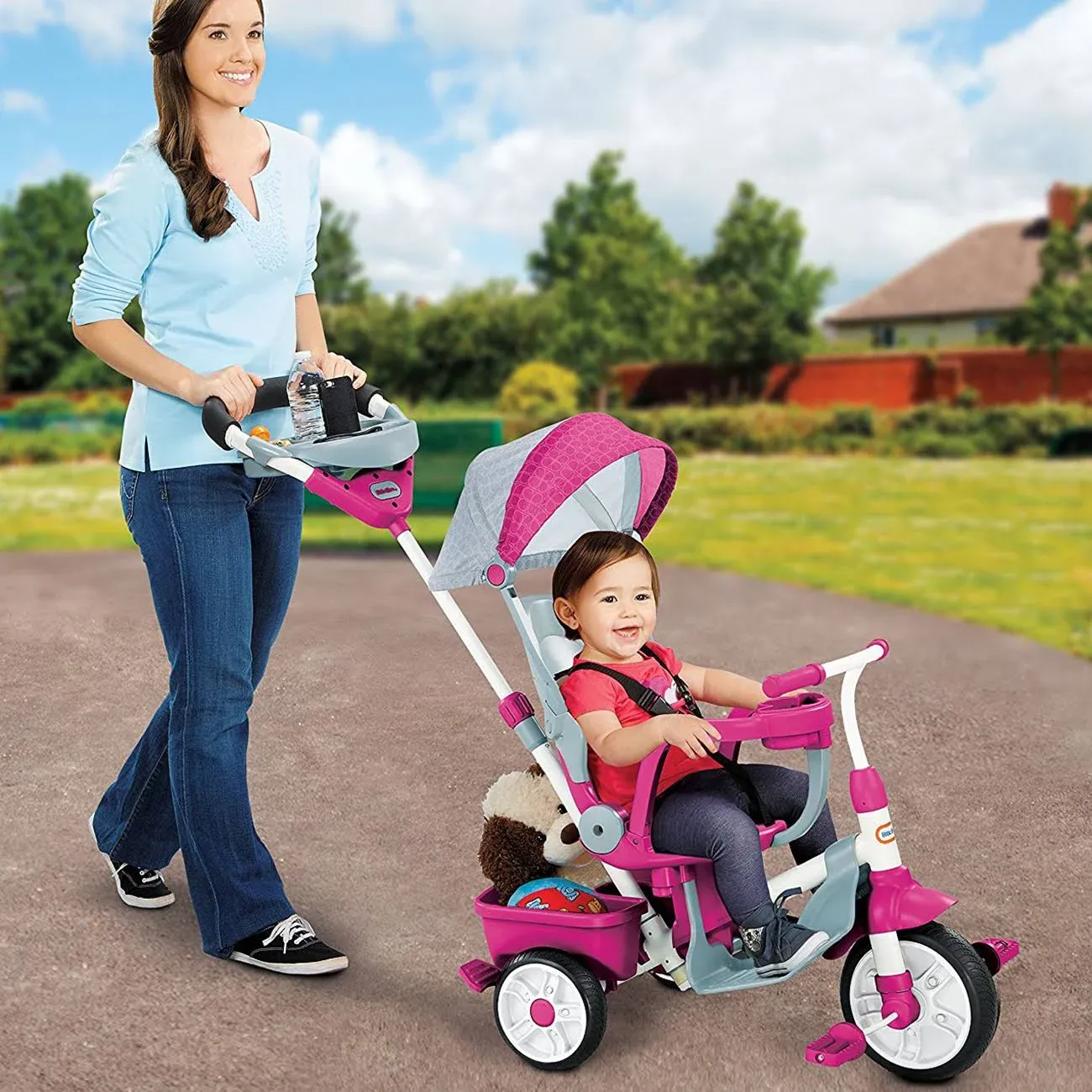 Little Tikes 4-In-1 Perfect Fit Trike, Pink