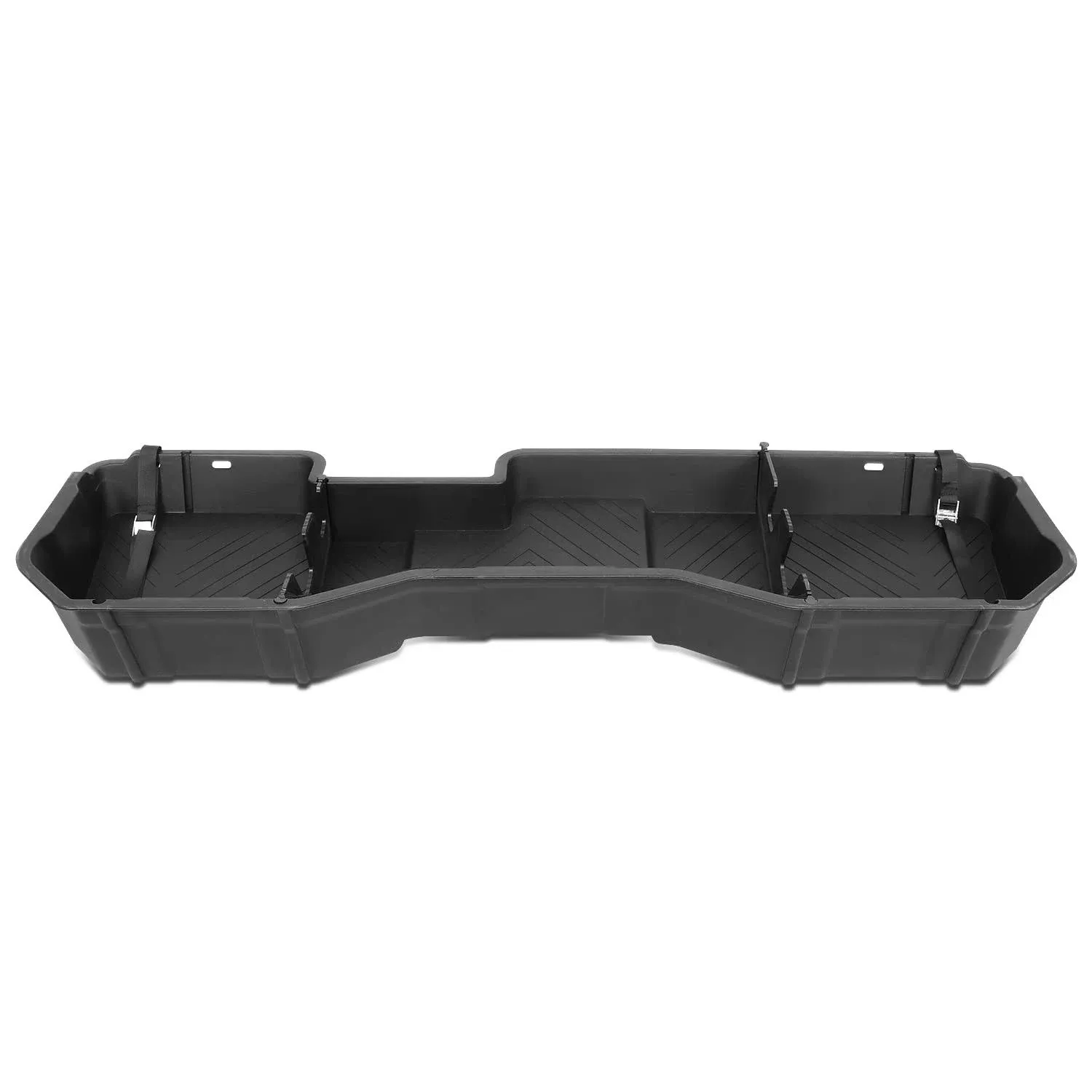 DNA Motoring Under Seat Storage Box Compatible with 07-18 Silverado Sierra 1500 / 07-19 Silverado Sierra 2500HD 3500HD Crew Cab Pickup, SBOX-002