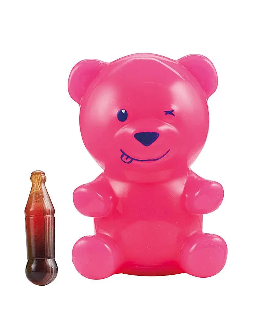 NEW Jiggly Pets Gummymals PINK Interactive Super Squishy Gummy Bear