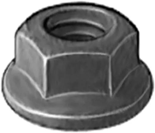 AUVECO 11645 M10-1.5 HEX FLANGE NUT 21MM O.D.CLASS 9 - PHOS Phosphate