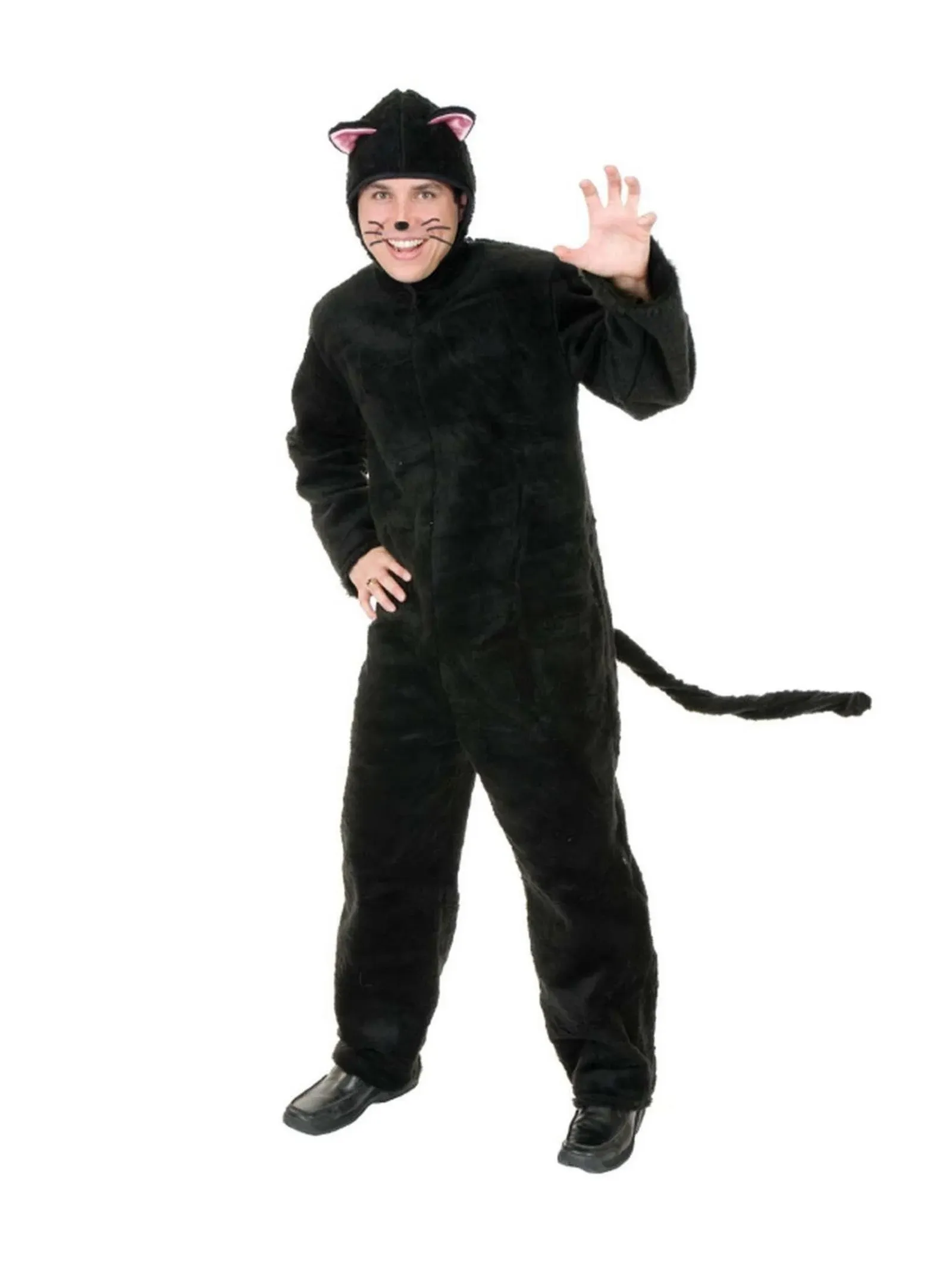 Plush Cat Unisex Costume for Adults