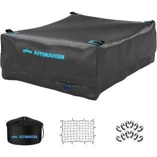 Truck Bed Storage with Cargo Net, Truck Bed Cargo Bed with 100% Waterproof 840D Heavy Duty, 26 Cubic Feet (51''x40''x22'') Pickup Bed Storage Bag with Large Storage Bag, Fit for Any Truck