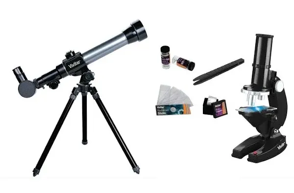 Vivitar Viv TELMIC 20 Refractor Telescope 20X 30X 40x with Tripod