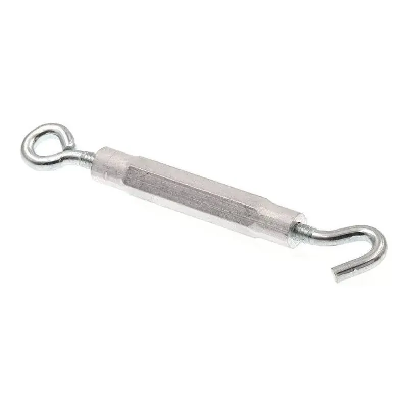 Prime-Line 9070145 Turnbuckles, Eye-To-Hook, 3/16 In. X 5-5/8 In., Zinc Plated Steel (10 Pack)