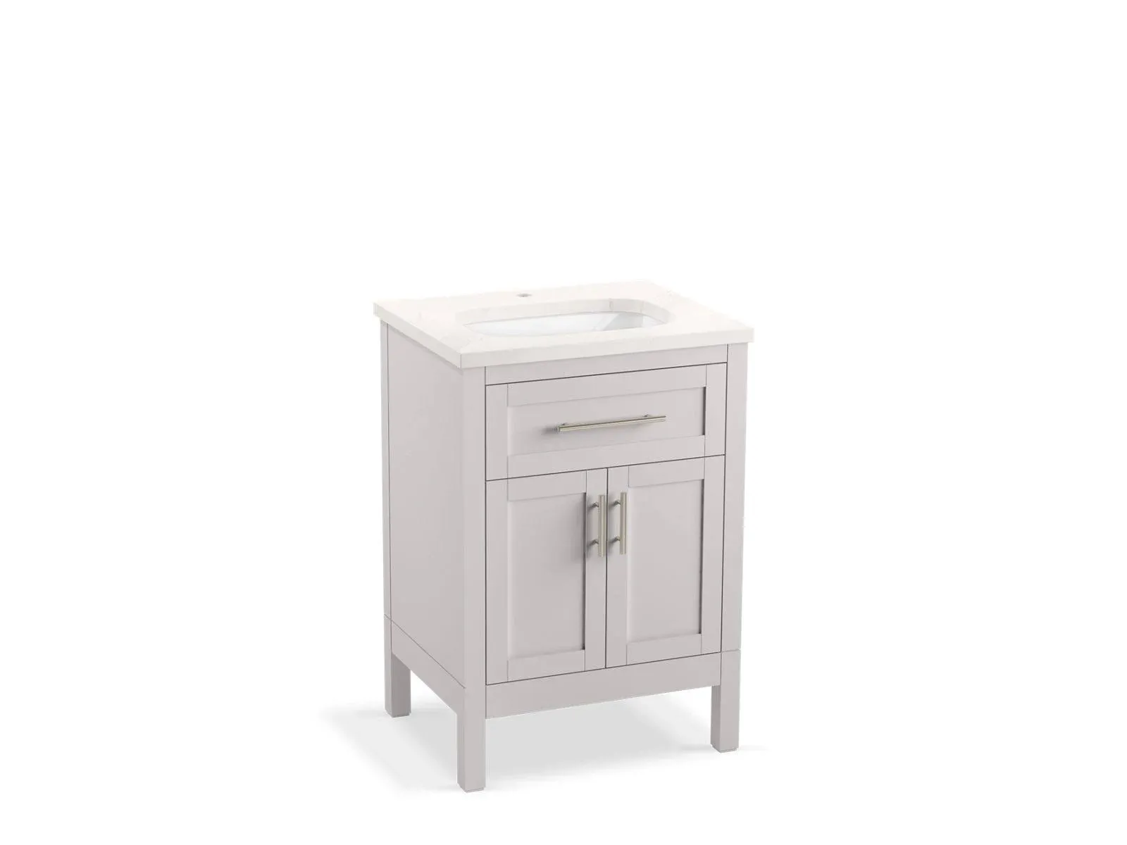 KOHLER Hadron Bathroom Vanity Cabinet with Sink and Quartz Top