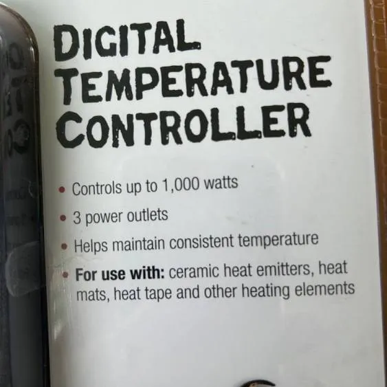 Zilla Digital Temperature Controller - New Pet Supplies | Color: Brown