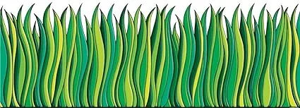 Scholastic TF3302 Tall Green Grass Jumbo Borders