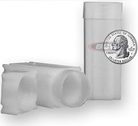 CoinSafe Square Quarter Tube (10 Pack)