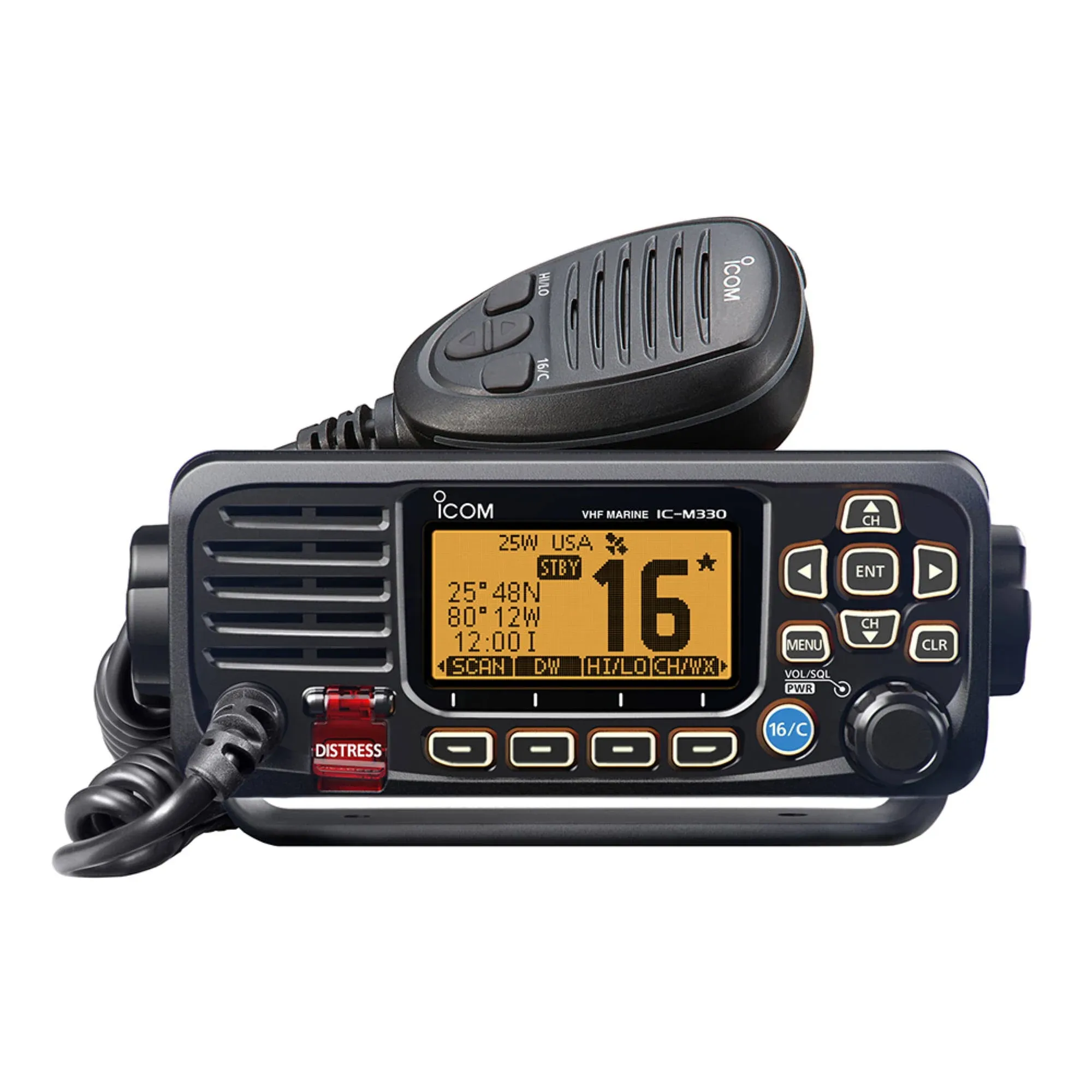 Icom M330 Black Compact VHF Radio