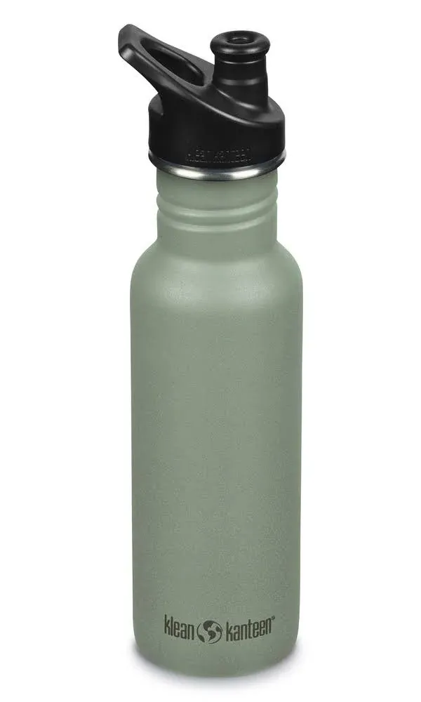 KLEAN KANTEEN Sea Spray Sport Cap with Classic Water Bottle 18oz, 1 EA