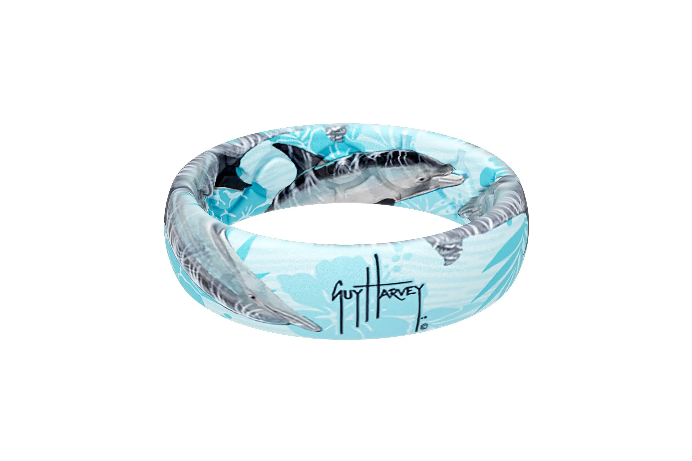 Guy Harvey Dolphin Thin Ring