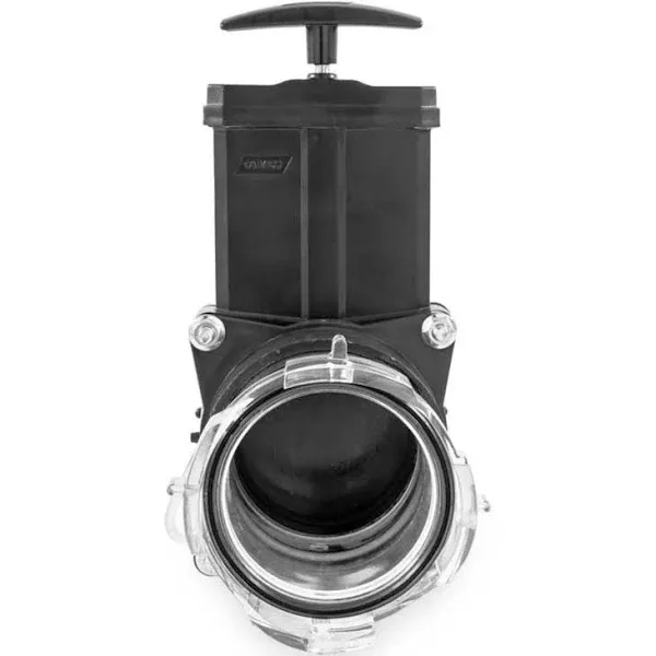 Camco 39051 Ready to Use Gate Valve with Built-In Clear Adapter