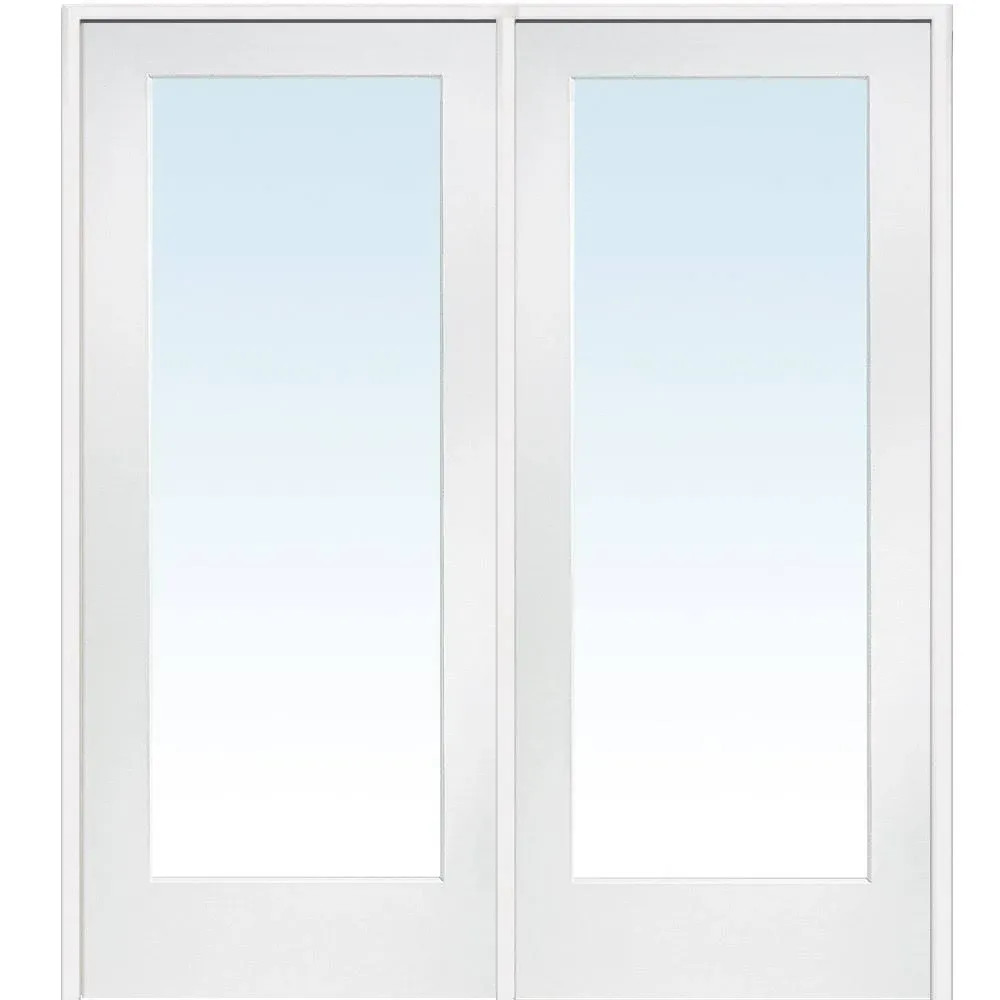 Verona Home Design French Interior Door 1 Lite 62"x81.75" Left Hand in-Swing