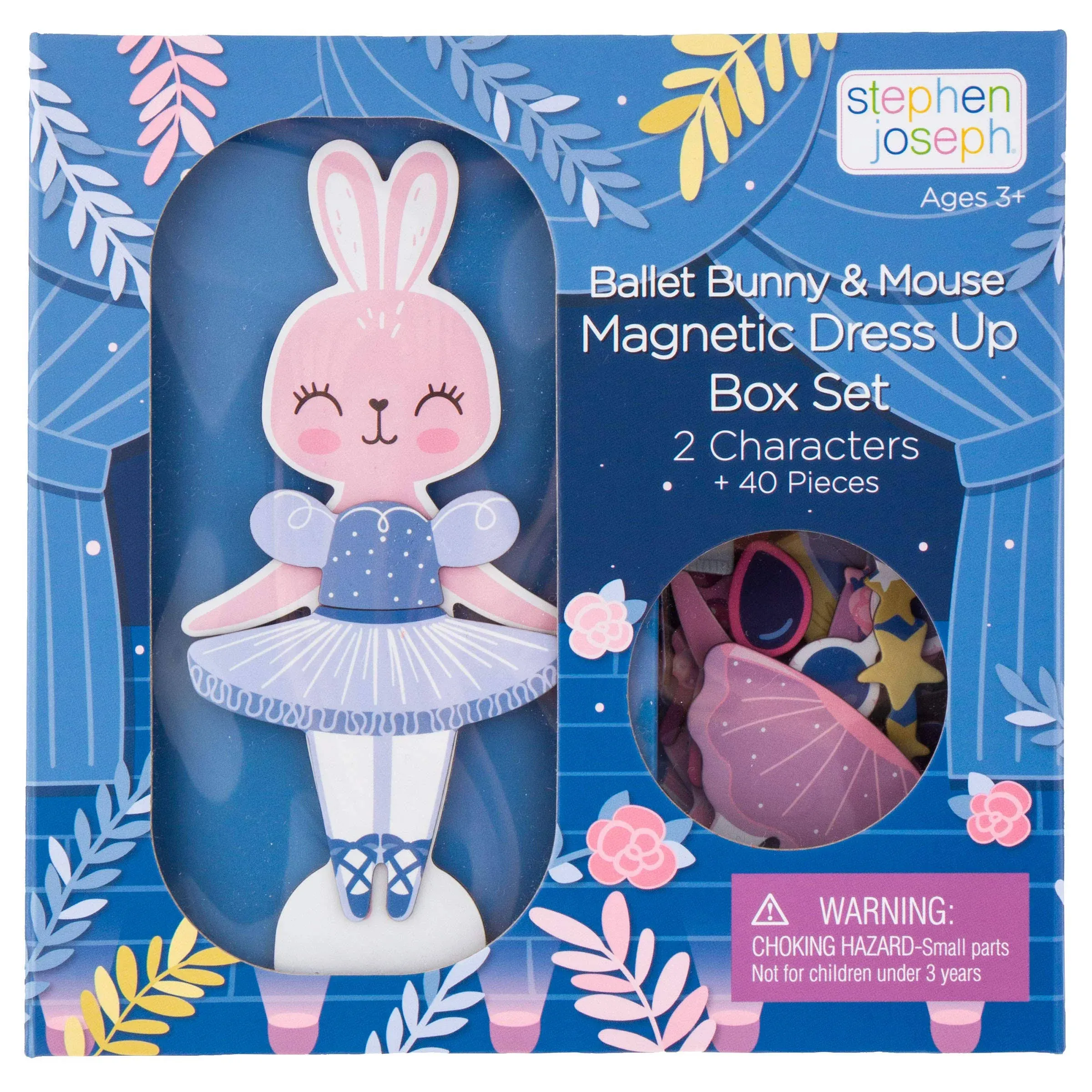 Stephen Joseph Magnetic Dress Up Doll Bunny and Mouse