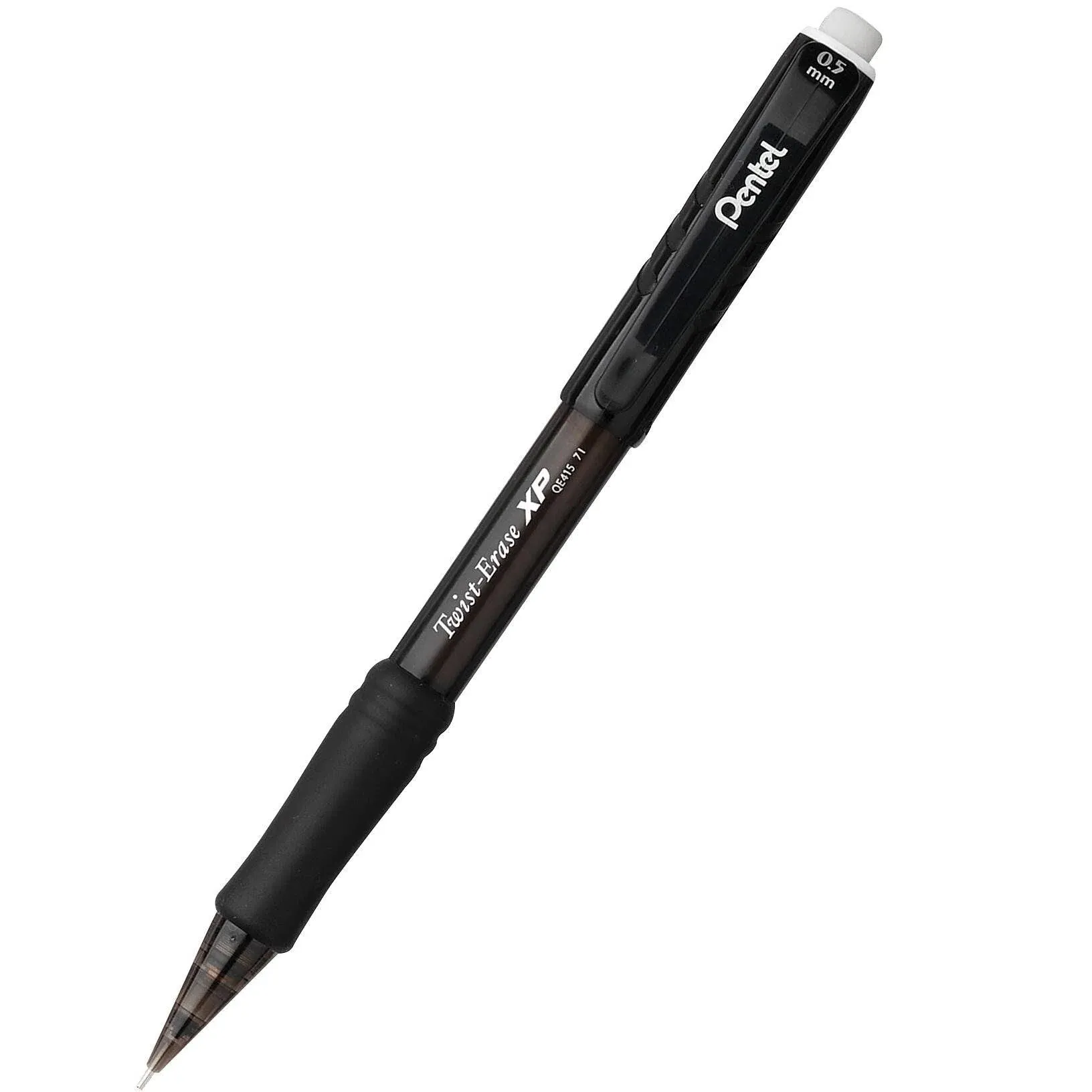 Pentel® Twist-Erase® Express Mechanical Pencil, 0.7 mm, Black Barrel - Pack Of 12