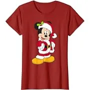 Disney Santa Mickey Mouse Holiday T-Shirt